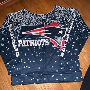 NWOT Patriot’s Off the Shoulder Jersey